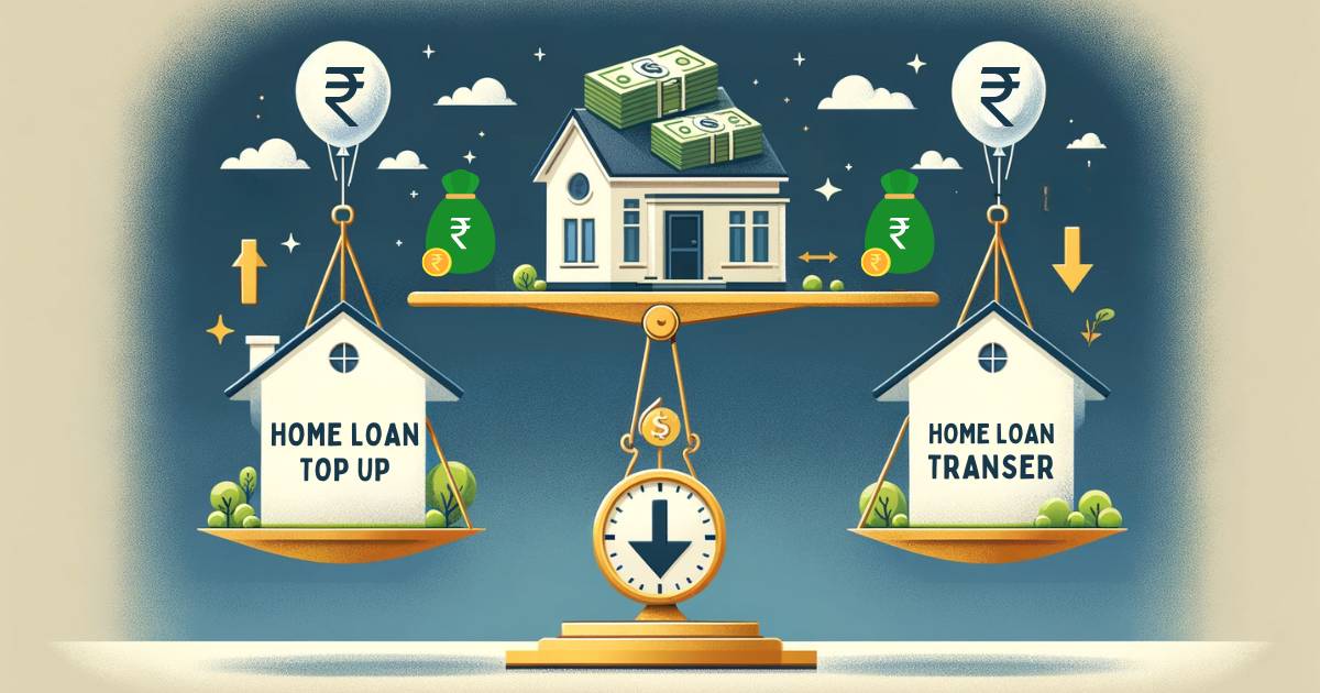 home loan top up vs home loan balance transfer